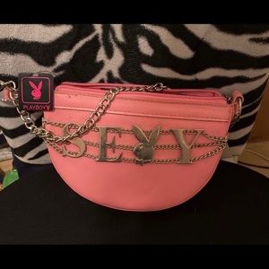 Playboy pink purse vinyl